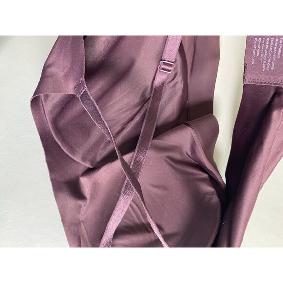 Soma Bralette Bra Womens size Large Wine Purple wireless padded Sports Bar Soft - Picture 8 of 10